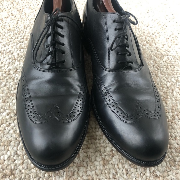 Cole Haan Air Pitney Wingtip Leather Oxfords Black Men’s Size 11M #C09149 - Picture 3 of 12